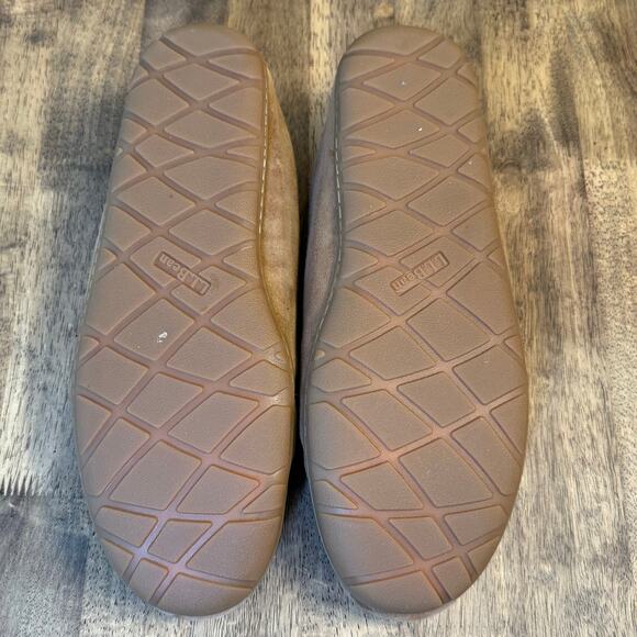 L.L.Bean Wicked Good Slippers Venetian Shearling Moccasin Suede Brown Men’s 14 main image 9